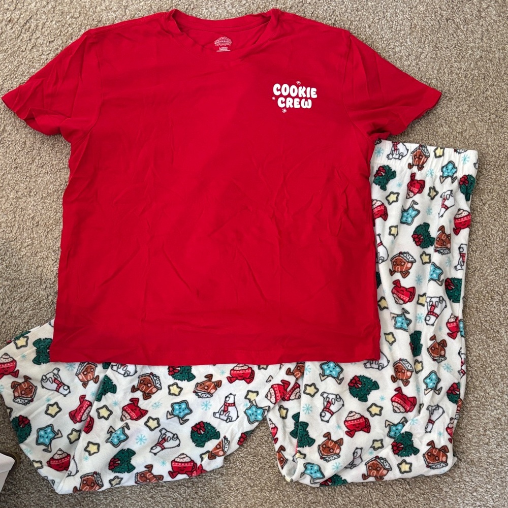 Men’s Wondershop Red 'Cookie Crew' Pajama Set